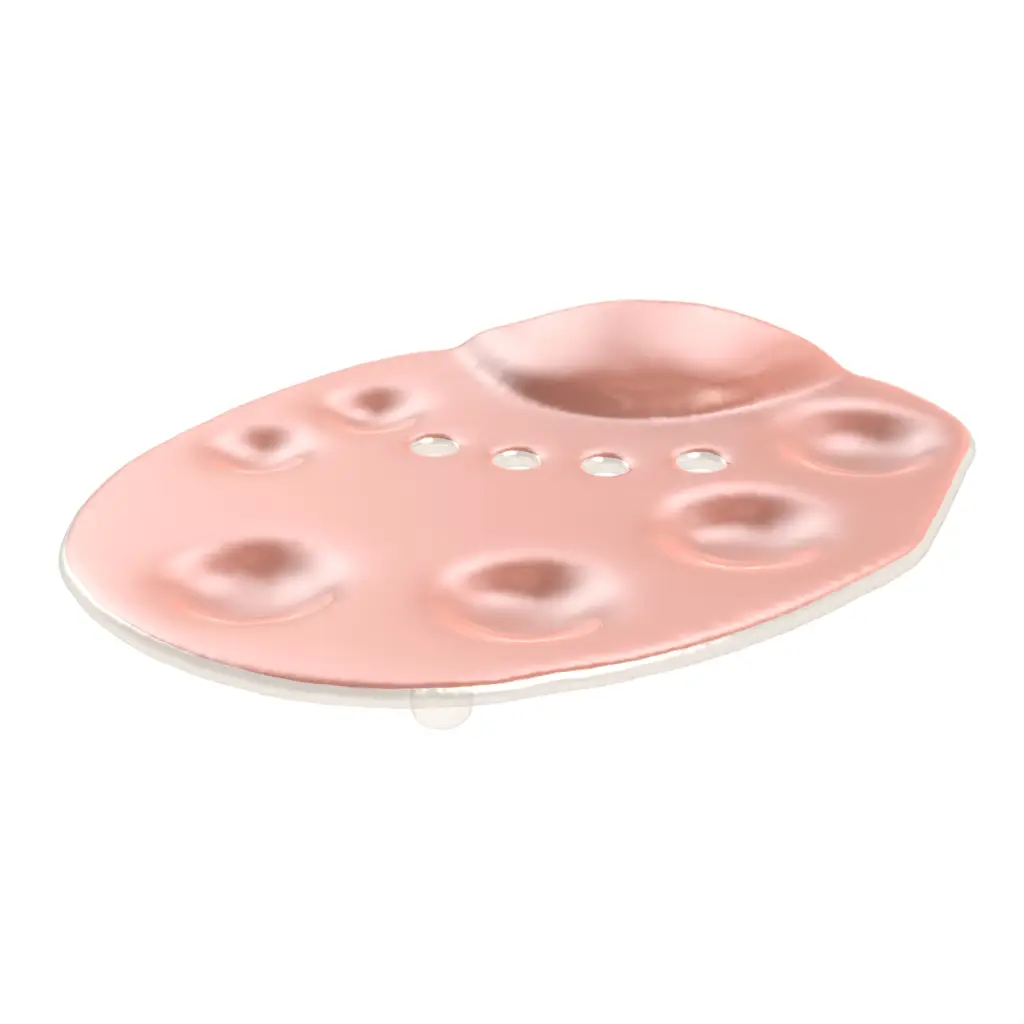 Caviar Tray in Light Salmon Pink - Specialty Dinnerware - 3/4 View