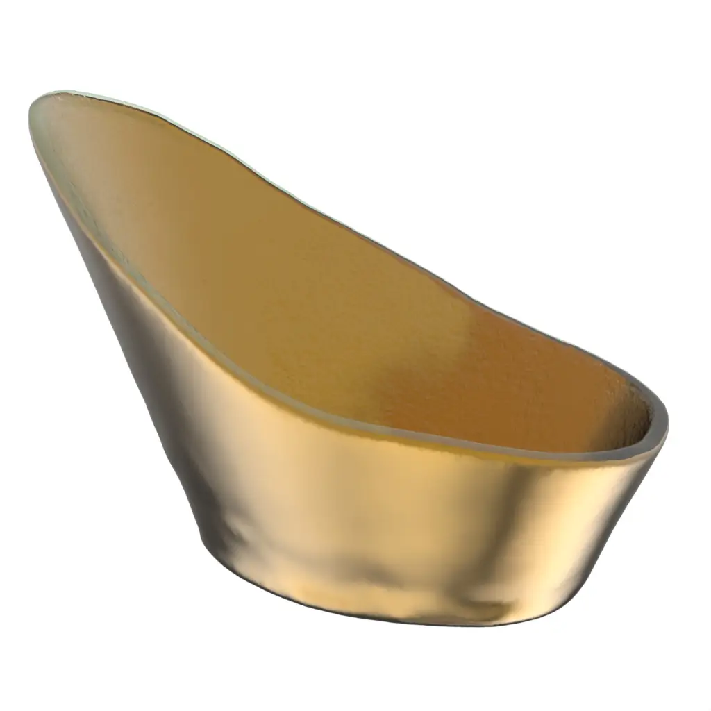 Champagne Ice Bucket in Pure Gold - Bar Accessories - 3/4 View