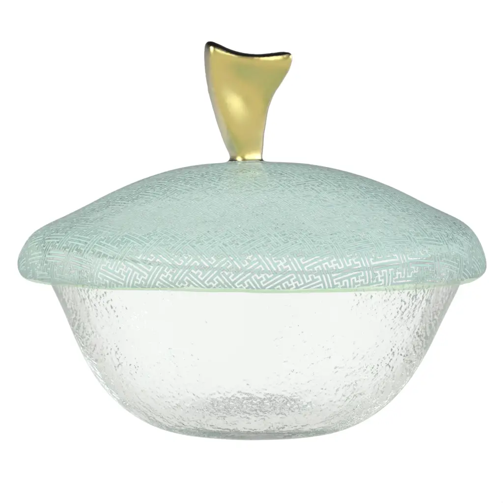 Chinese Soup Bowl in Aquamarine - Afternoon Tea Ware - 3/4 View