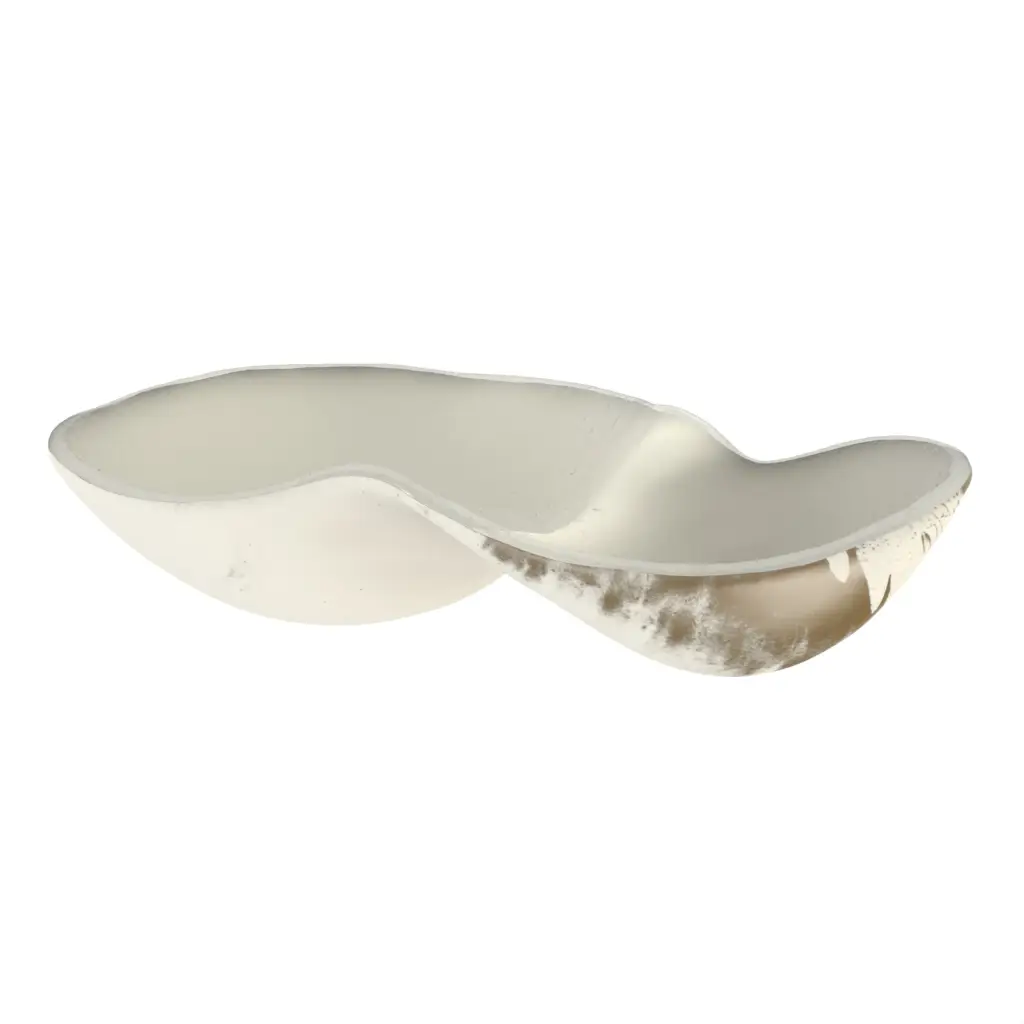 Chip And Dip Bowl in Birch White - Snacks Serveware - 3/4 View