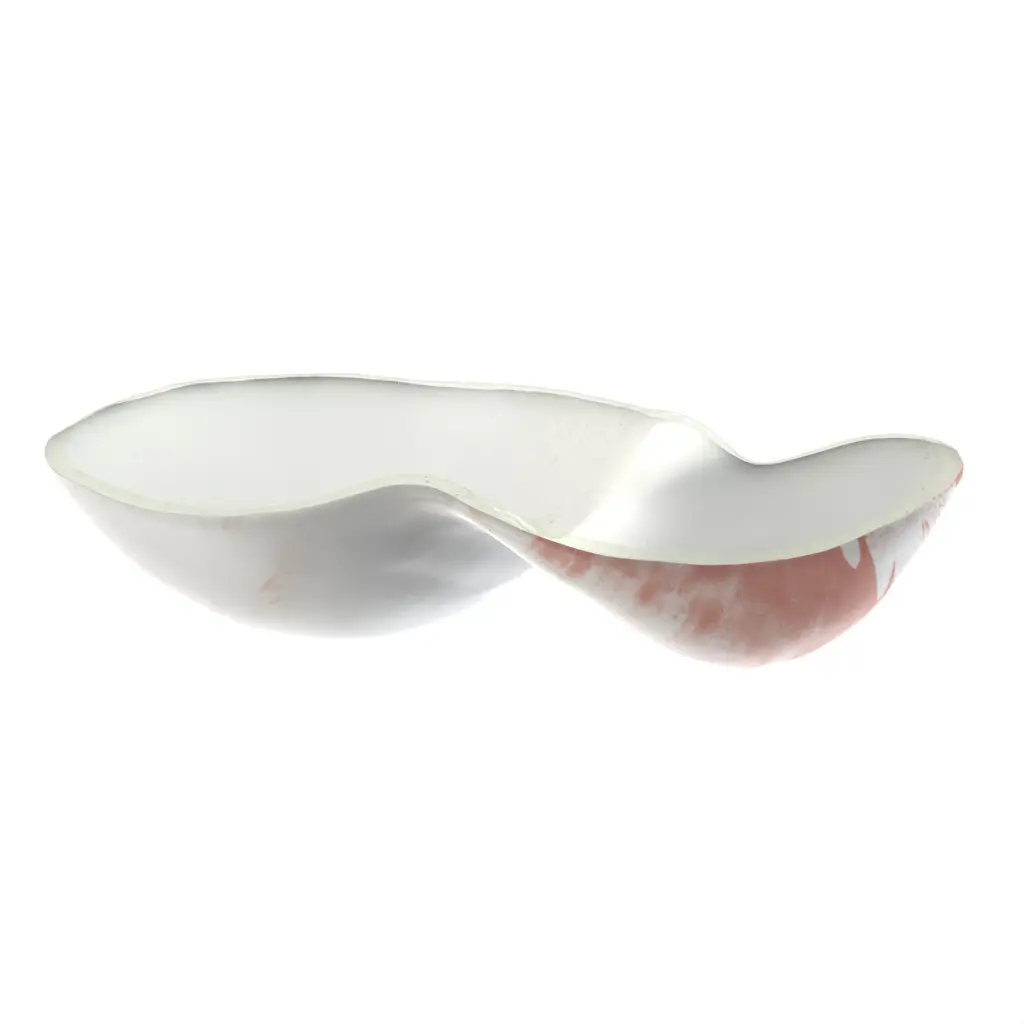 Chip And Dip Bowl in Milk White - Snacks Serveware - 3/4 View