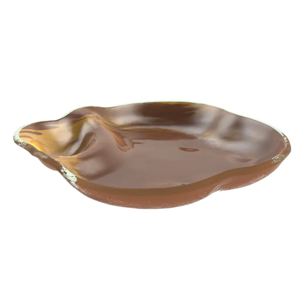 Chip And Dip Serveware in Tobacco Brown - Snacks Serveware - 3/4 View