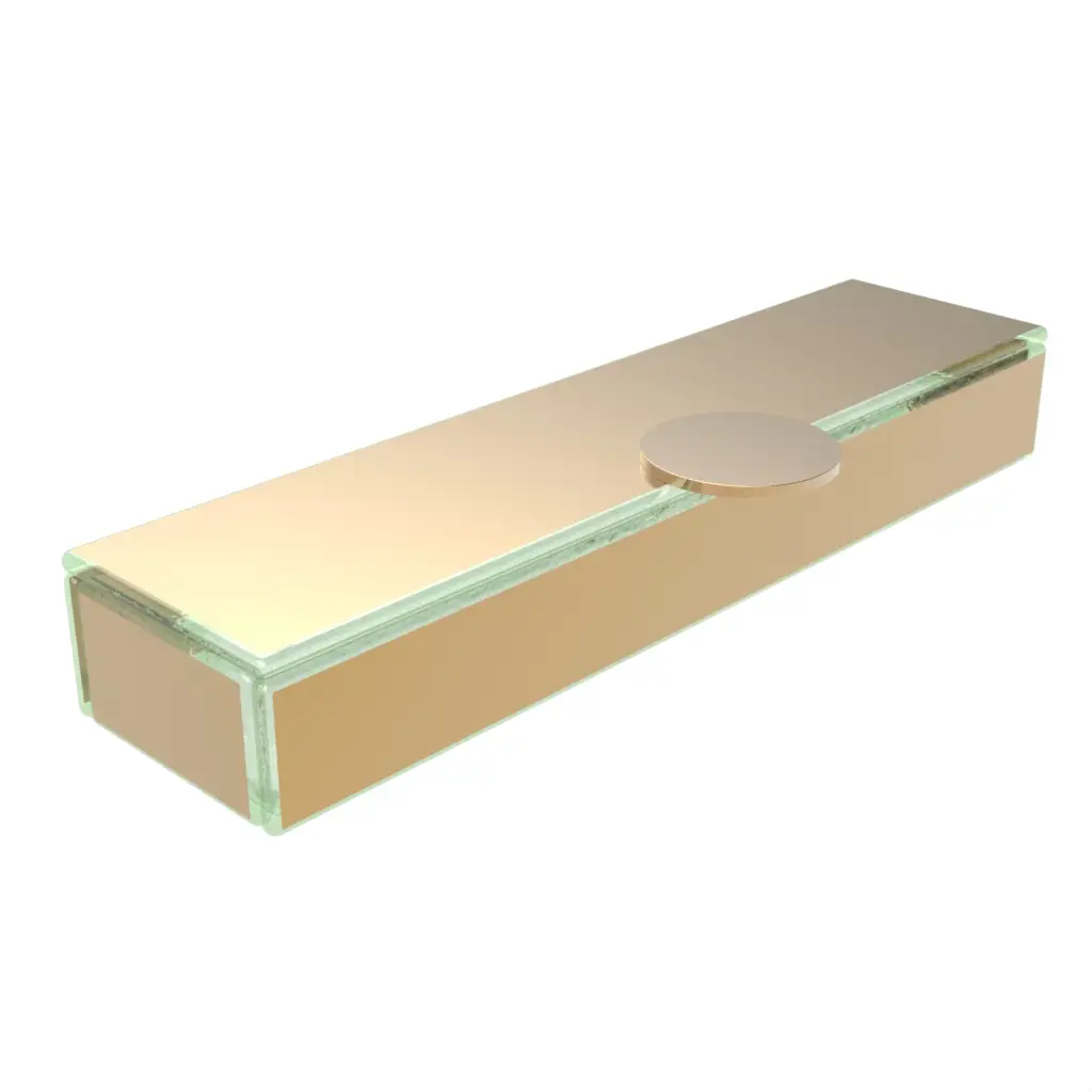 Cutlery Case in Pure Gold - Fine Dining Tableware - 3/4 View