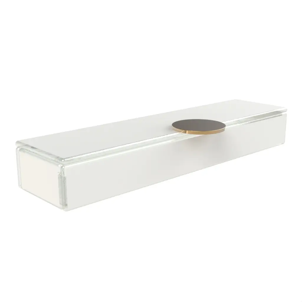 Cutlery Case in Milk White - Fine Dining Tableware - 3/4 View