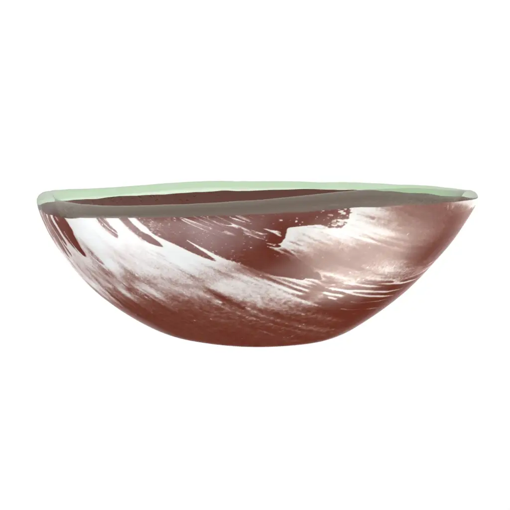Deep Bowl in Cognac Brown - Restaurant Bowls - 3/4 View