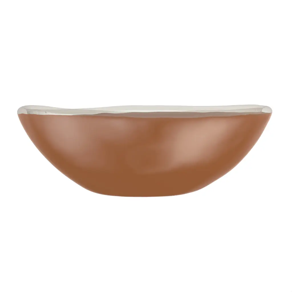 Deep Bowl in Brown Copper - Restaurant Bowls - 3/4 View