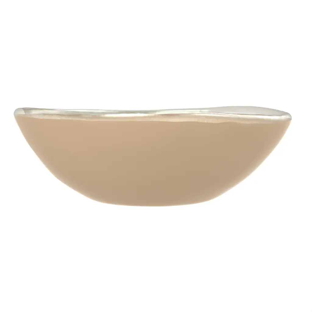 Deep Bowl in Almond Beige - Restaurant Bowls - 3/4 View