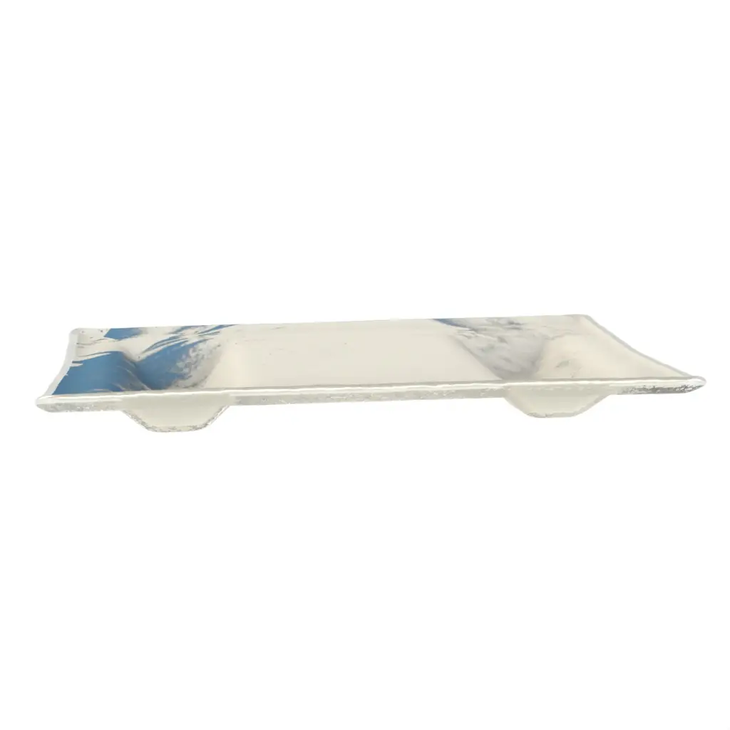 Divided Serving Platter in Birch White - Serving Dishes - 3/4 View