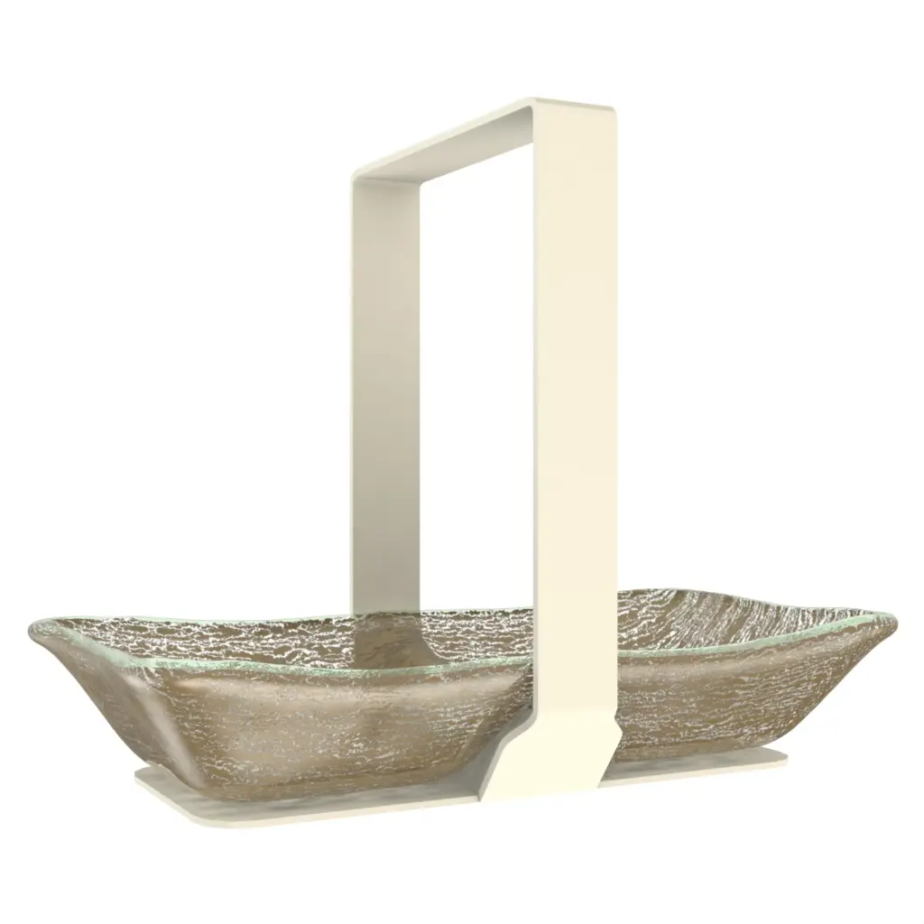Double Nut Bowl in Olive Gray - Snacks Serveware - 3/4 View