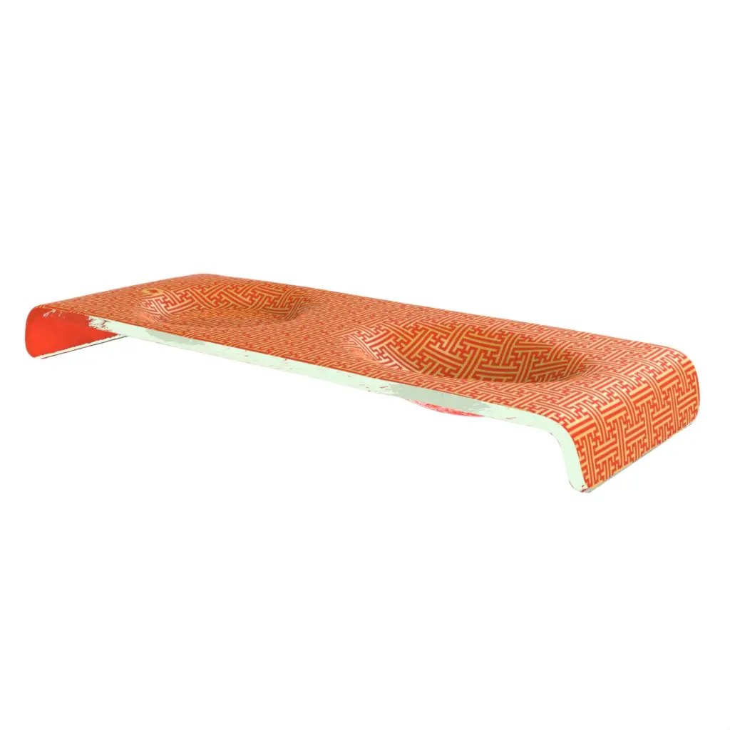 Elevated Serving Tray in Fiesta Red - Serving Dishes - 3/4 View