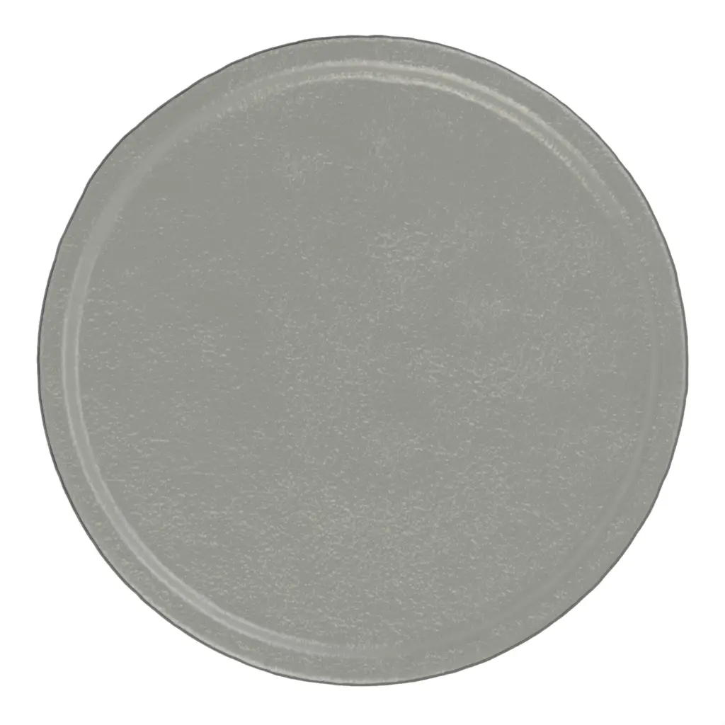 Extra Large Serving Platter in Gray Textured Glass - Extra Large Serving Platters & Bowls - 3/4 View