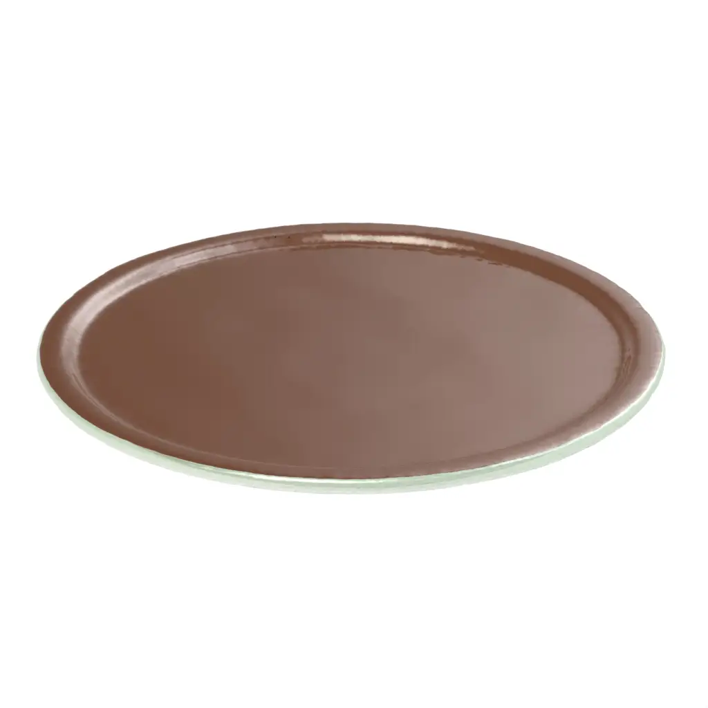 Extra Large Serving Platter in Tobacco Brown - Extra Large Serving Platters & Bowls - 3/4 View