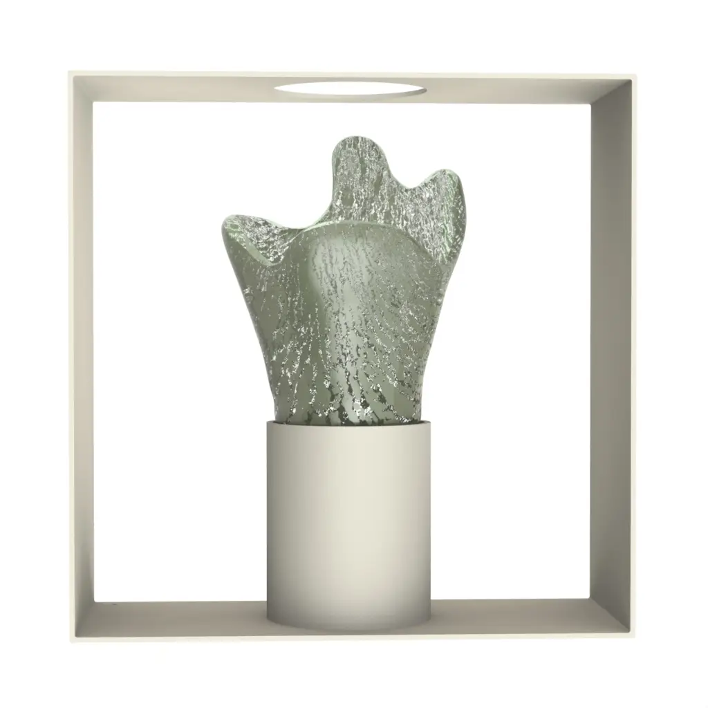 Flower Bud Vase - Table Accessories | MyGlassStudio - 3/4 View