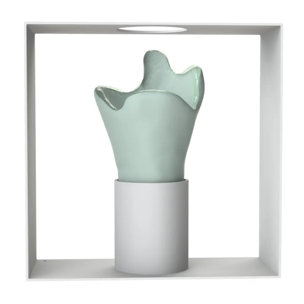 Flower Bud Vase - Table Accessories | MyGlassStudio - 3/4 View
