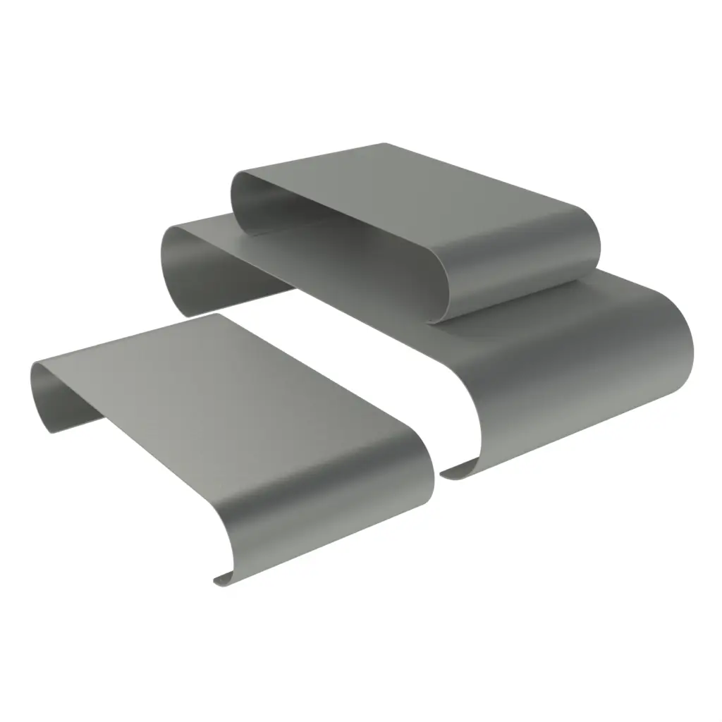 Food Display Risers in Grey - Buffet Risers Stands - 3/4 View