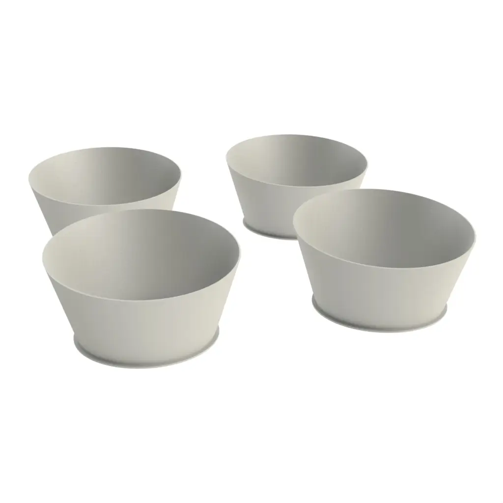Food Display Risers in Grey - Buffet Risers Stands - 3/4 View