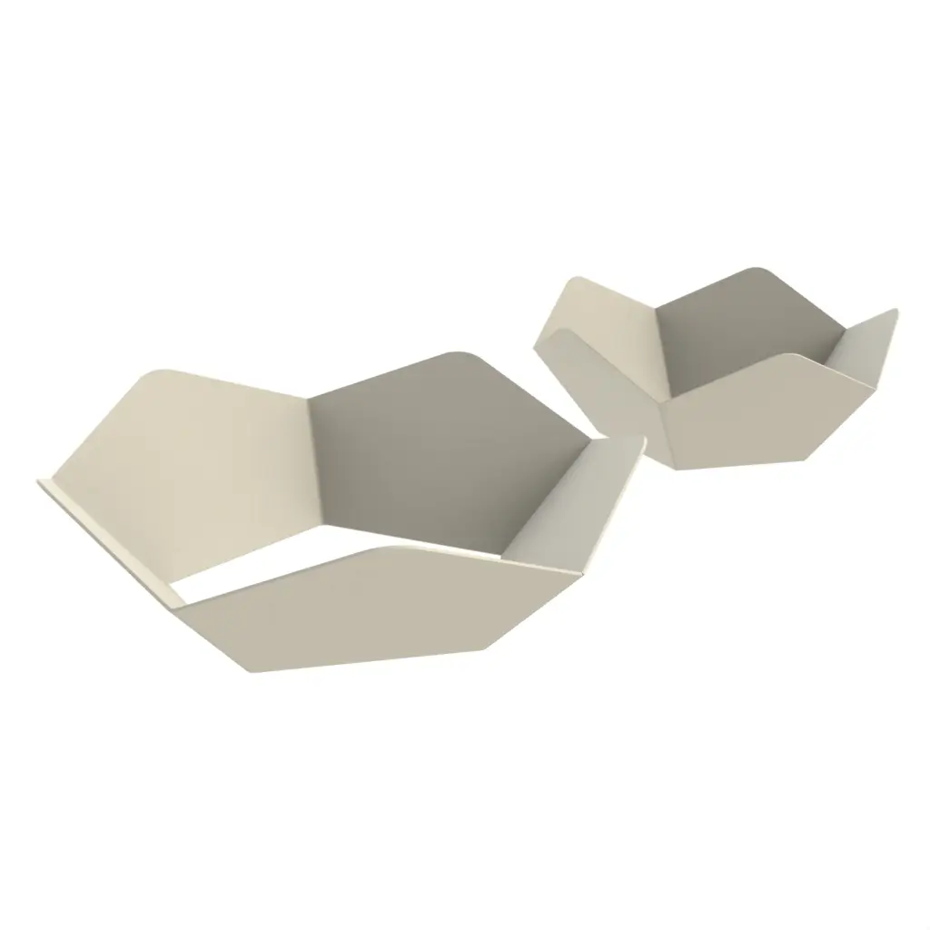 Food Display Risers in Natural - Buffet Risers Stands - 3/4 View