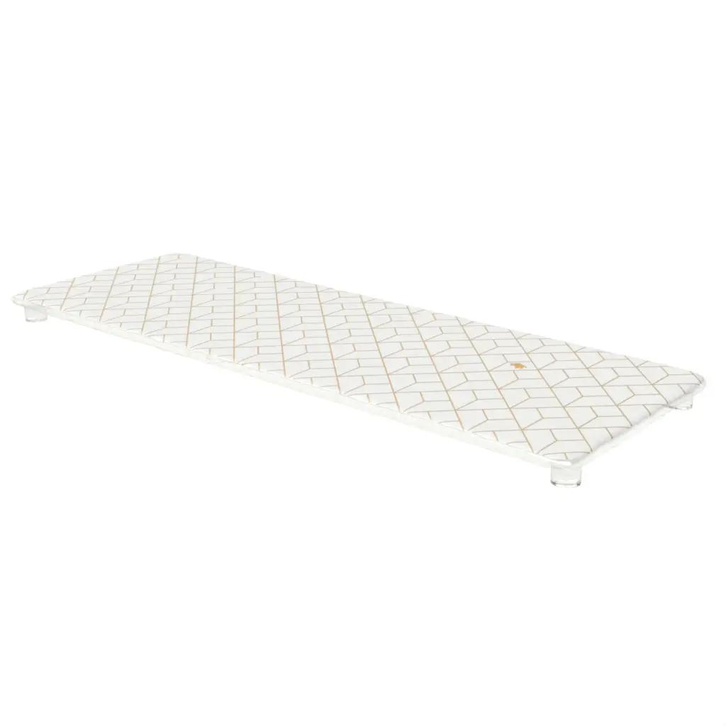 Footed Serving Board in Milk White - Serving Dishes - 3/4 View