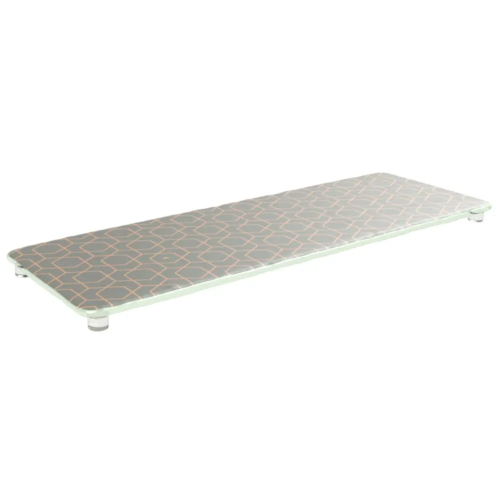 Footed Serving Board in Dark Silver Gray - Serving Dishes - 3/4 View