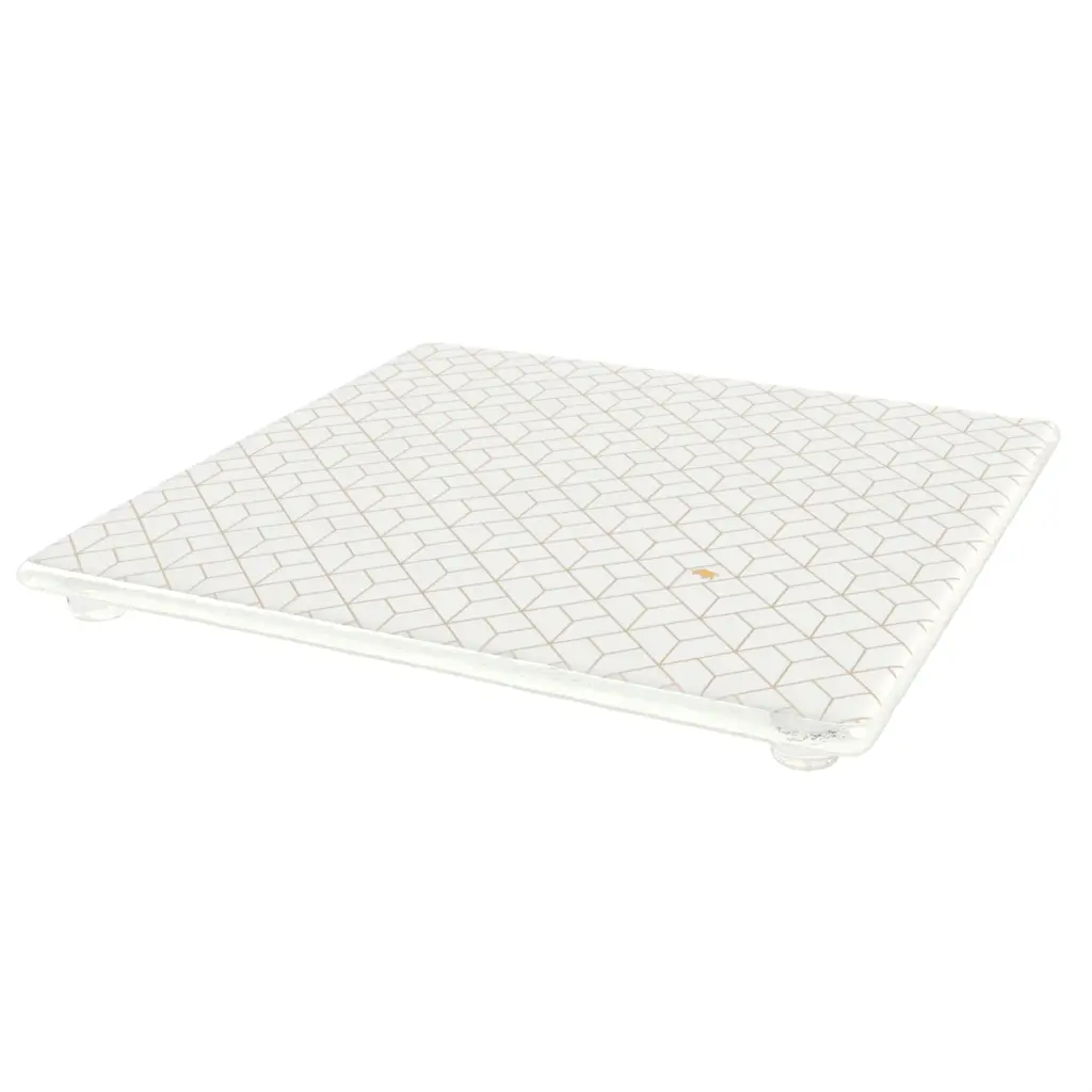 Footed Serving Board in Milk White - Serving Dishes - 3/4 View