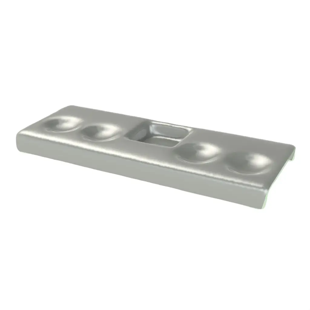 Glass Caviar Server in Dark Silver Gray - Specialty Dinnerware - 3/4 View