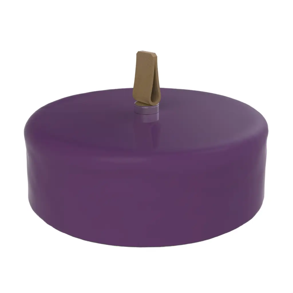 Glass Food Cloche in Amethyst Purple - Cake Stands - 3/4 View