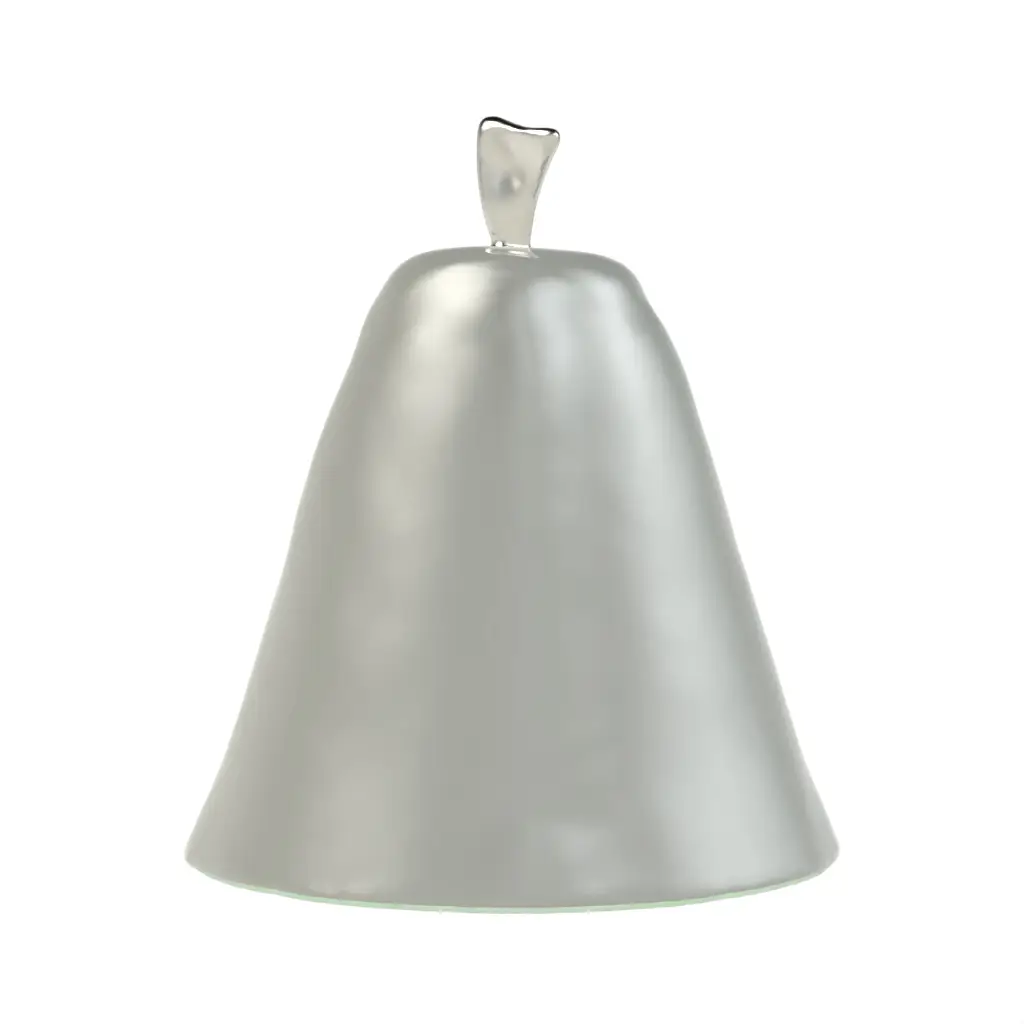 Glass Food Cover in Dark Silver Gray - Cake Stands - 3/4 View