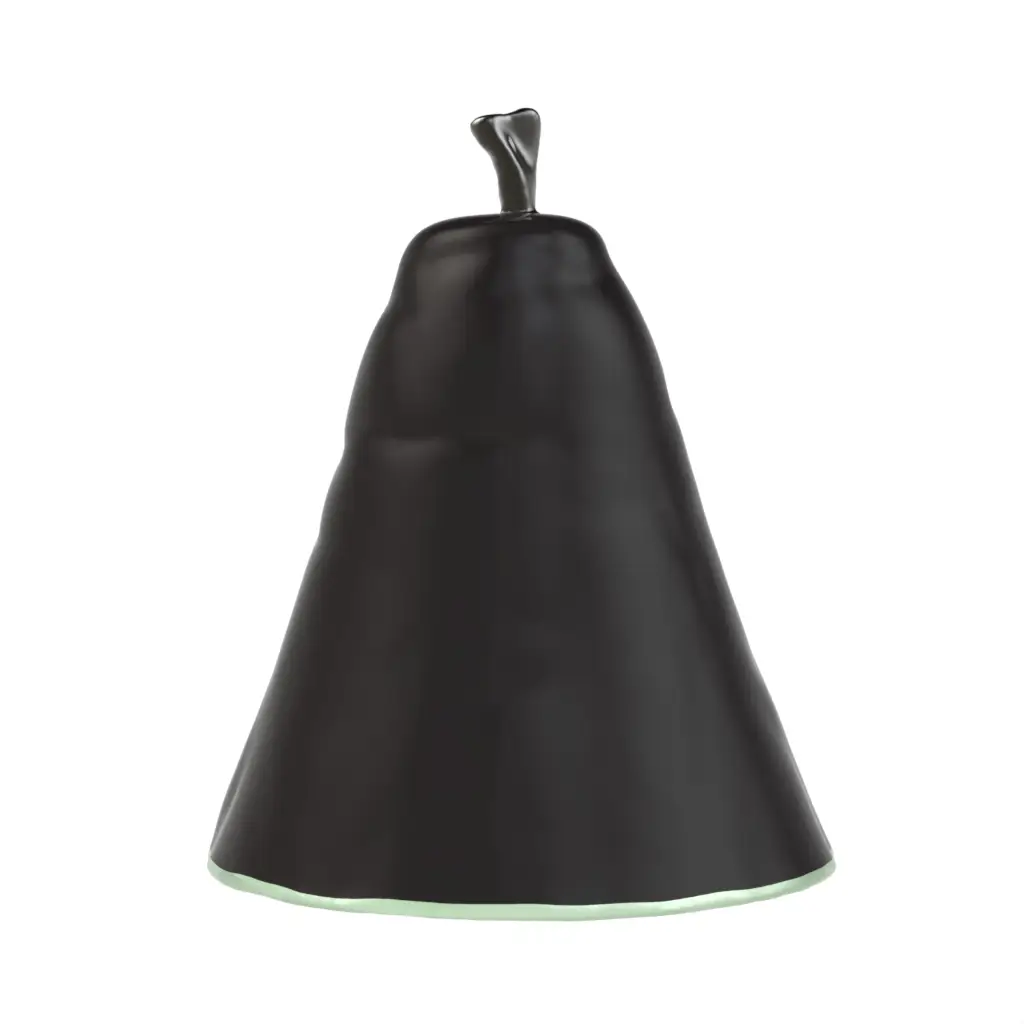 Glass Food Cover in Black - Cake Stands - 3/4 View