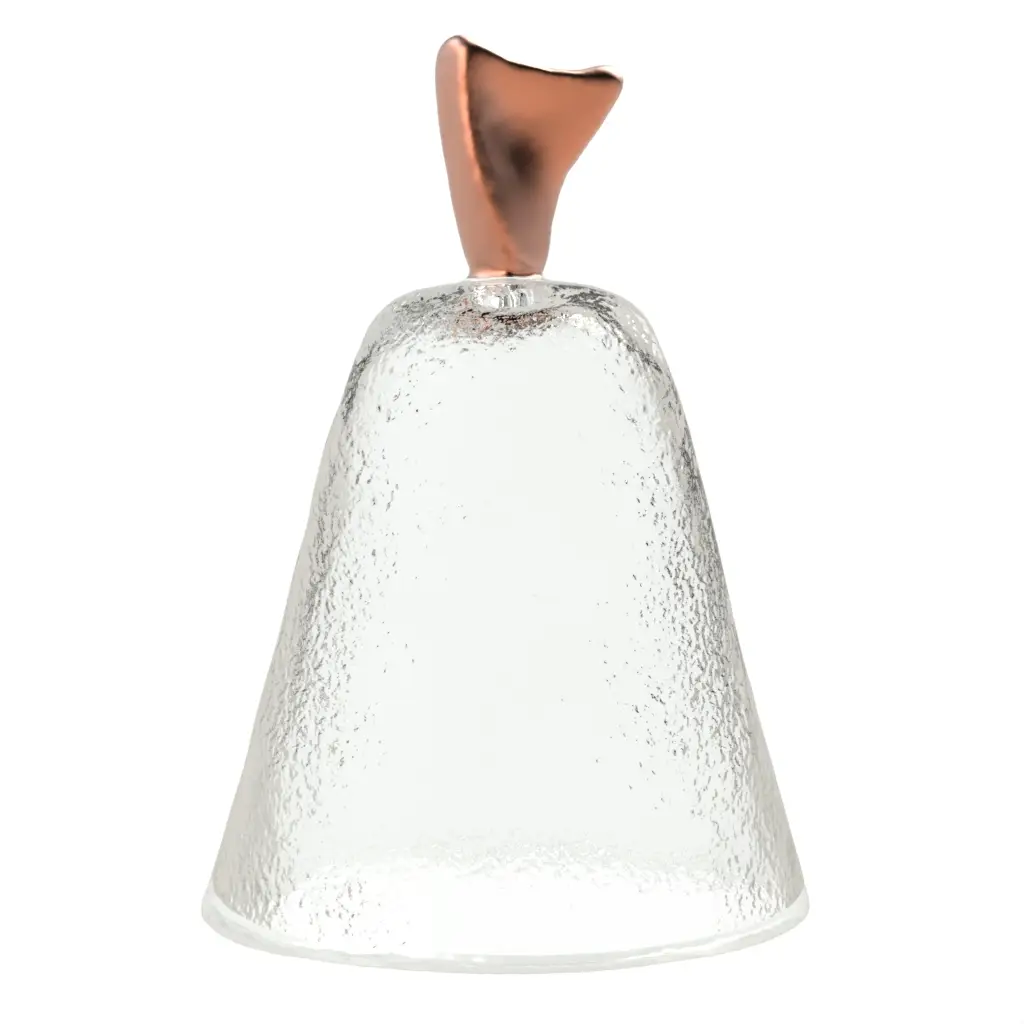 Glass Tagine in Glass With Texture - Cake Stands - 3/4 View