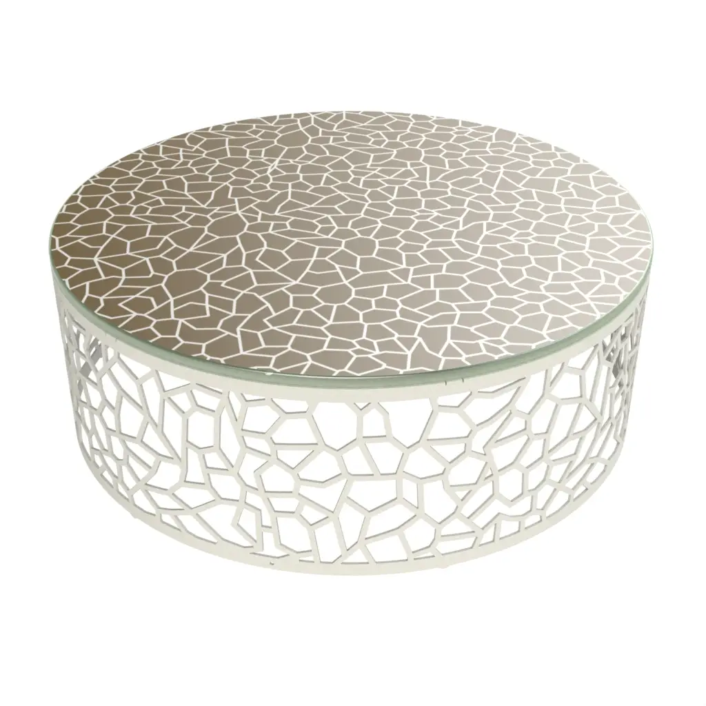 Glass Wedding Cake Stand in Olive Green - Cake Stands - 3/4 View