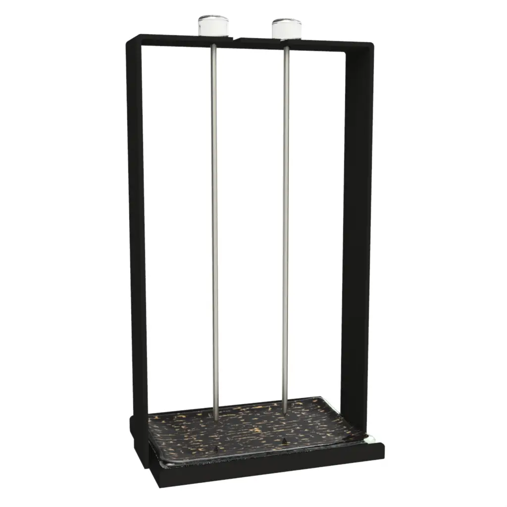 Hanging Kebab Skewers in Black - Specialty Serveware - 3/4 View