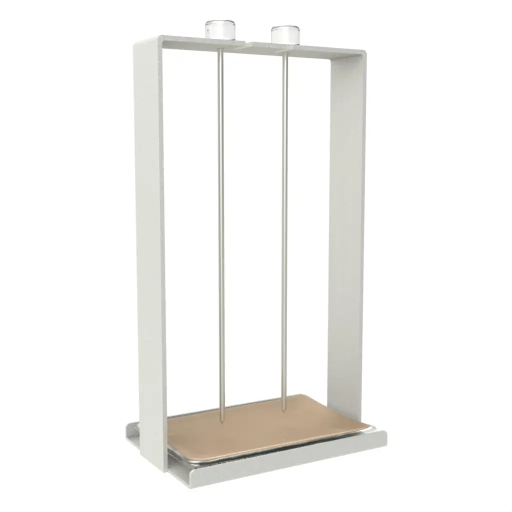 Hanging Kebab Stand in Almond Beige - Specialty Serveware - 3/4 View