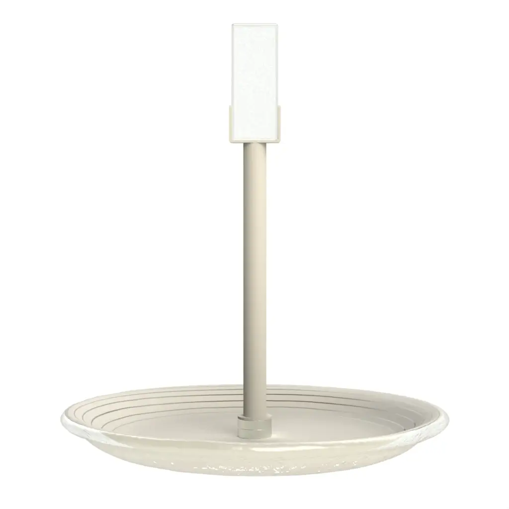 Jam Holder in Birch White - Table Accessories - 3/4 View