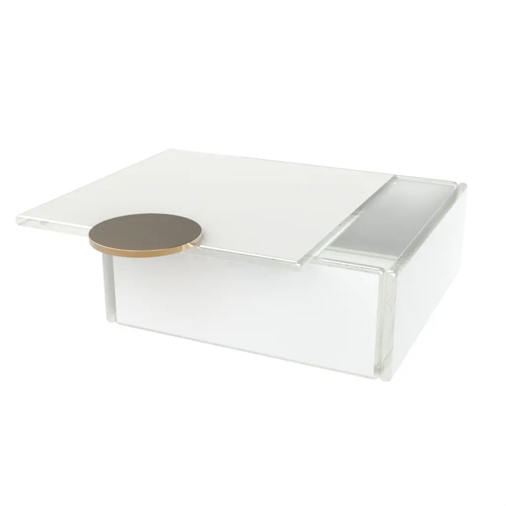 Japanese Style Bento Box in Milk White - Specialty Serveware - 3/4 View