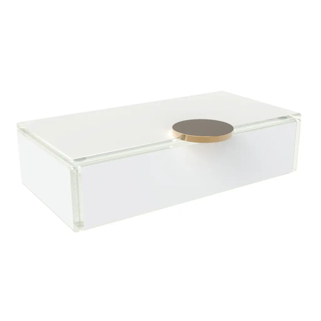 Japanese Style Bento Box in Milk White - Specialty Serveware - 3/4 View