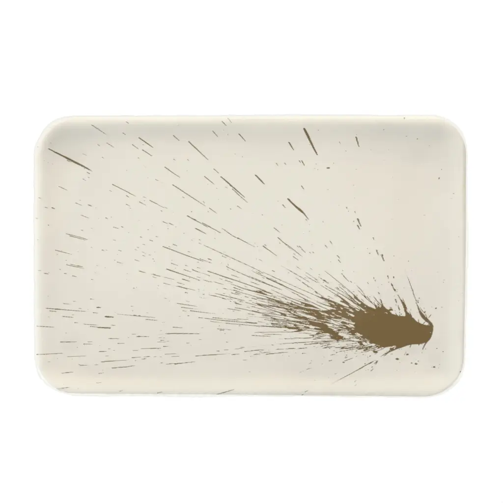 Japanese Sushi Plate in Birch White - Specialty Dinnerware - 3/4 View