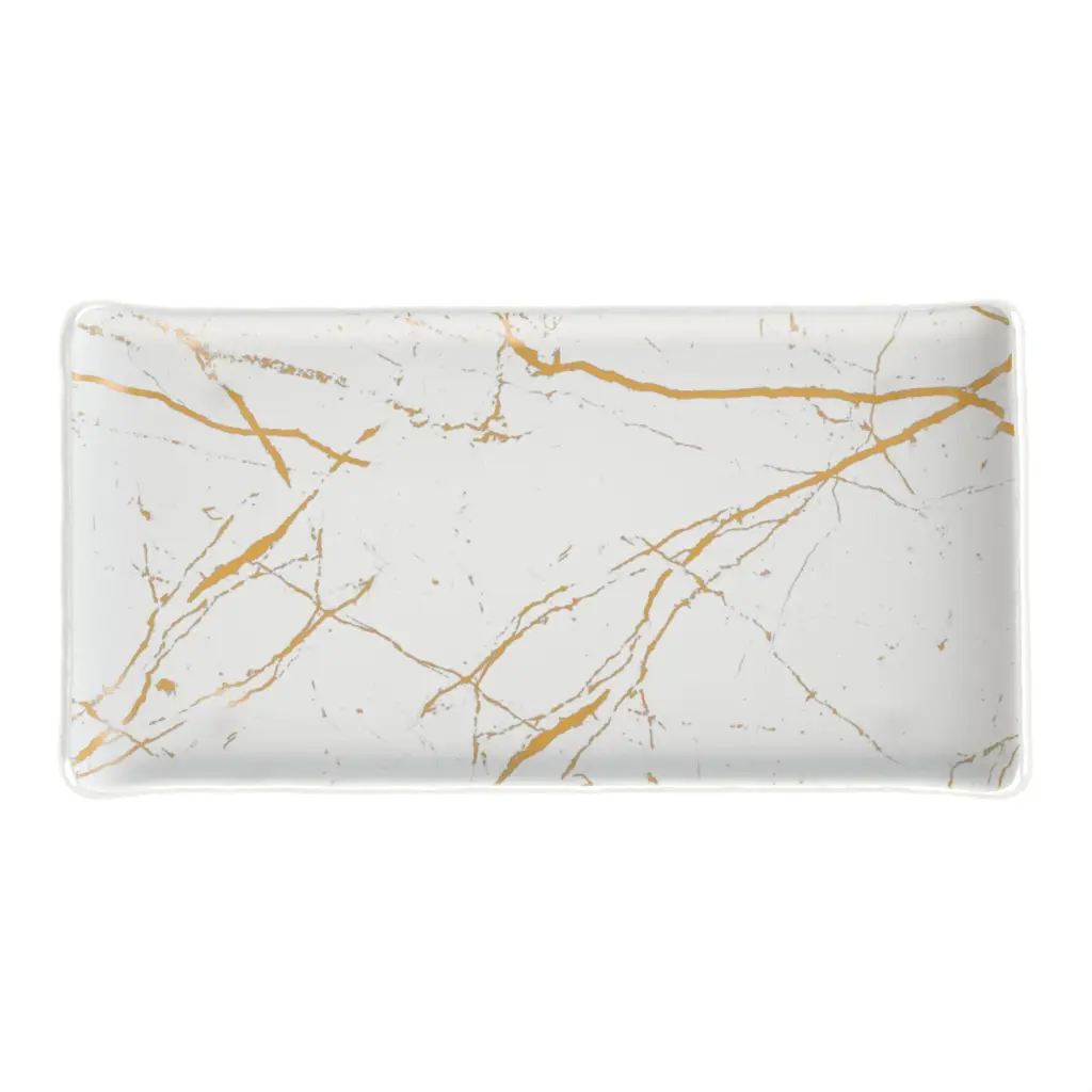 Japanese Sushi Tray in Milk White - Specialty Dinnerware - 3/4 View