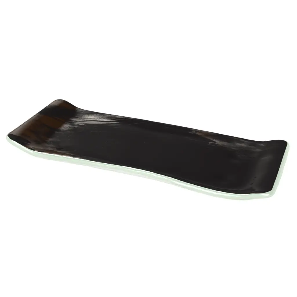 Japanese Sushi Tray in Black - Specialty Dinnerware - 3/4 View