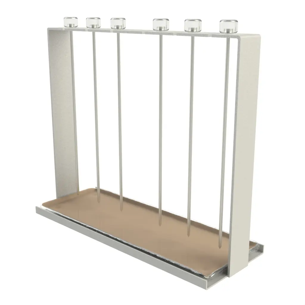 Kebab Skewer Stand in Almond Beige - Specialty Serveware - 3/4 View