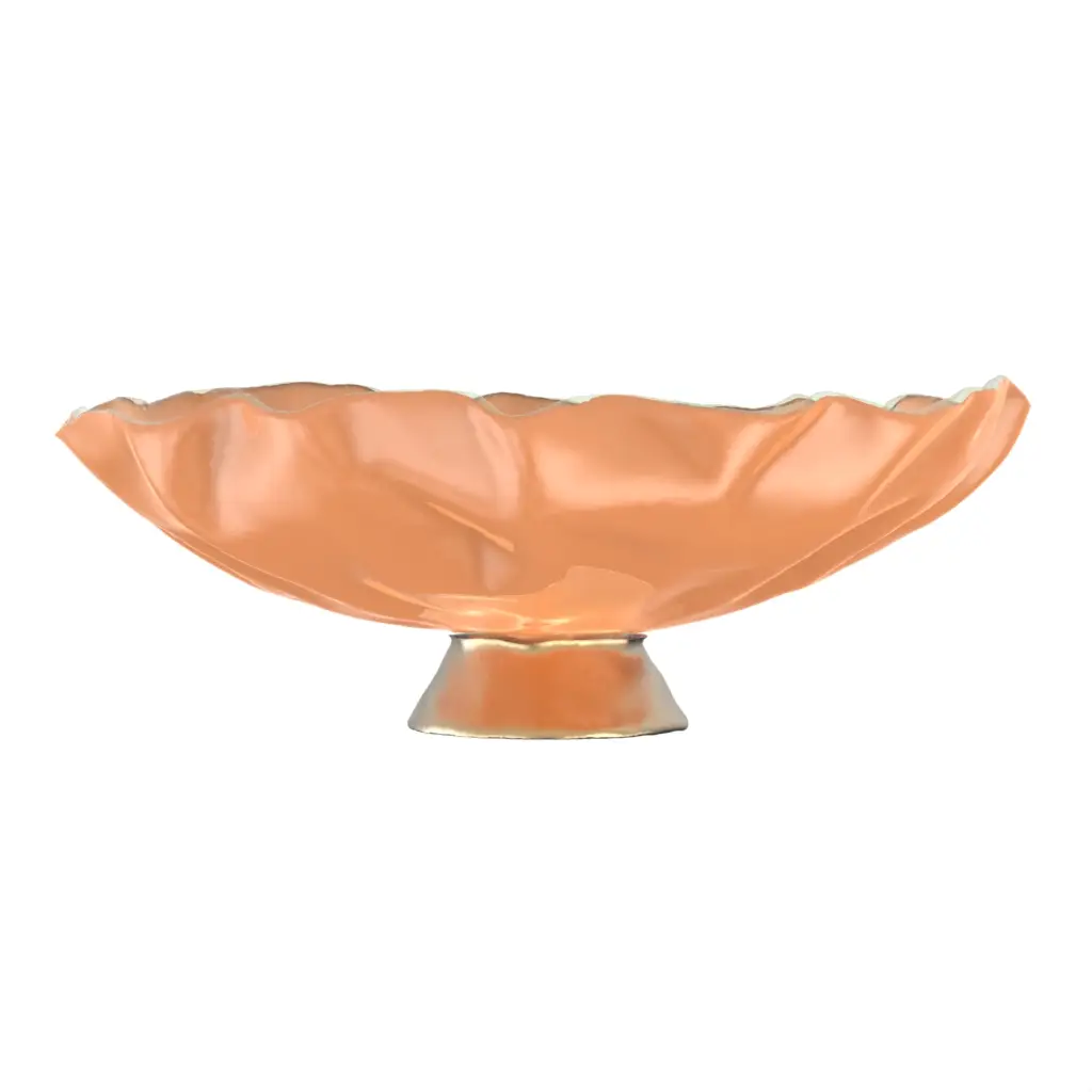 Large Champagne Bucket in Apricot Crush - Bar Accessories - 3/4 View