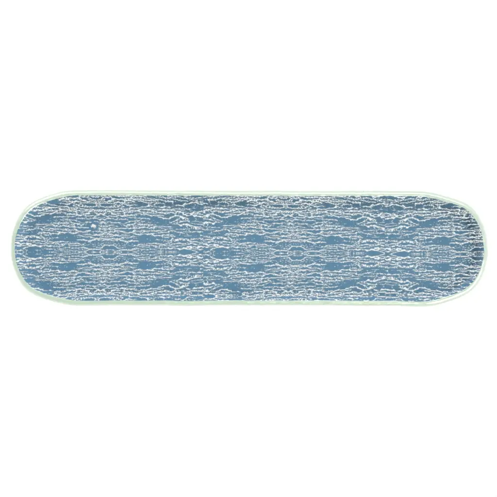 Large Oval Serving Platter in Niagara Blue - Extra Large Serving Platters & Bowls - 3/4 View