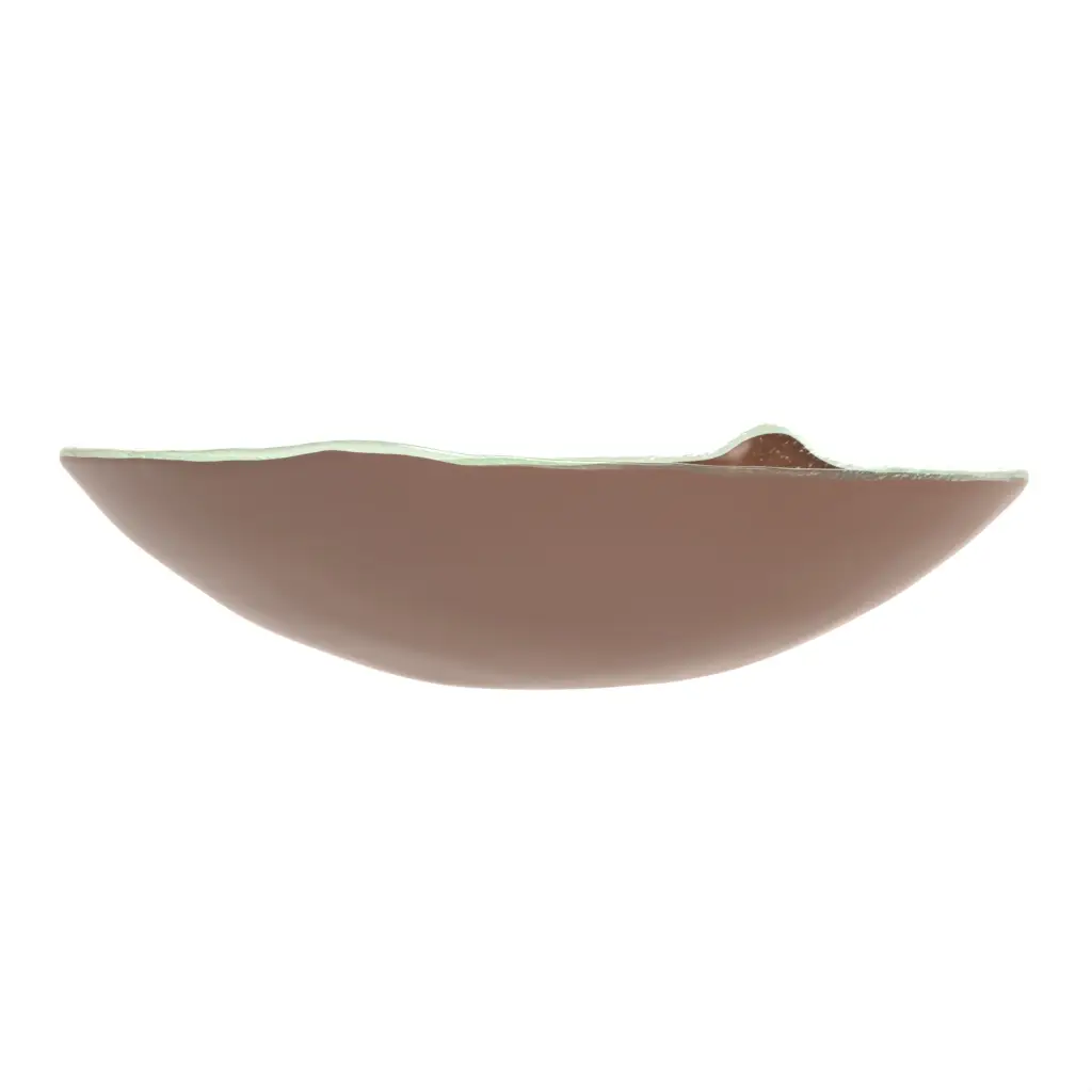Large Serving Bowl in Tobacco Brown - Buffet Serveware - 3/4 View