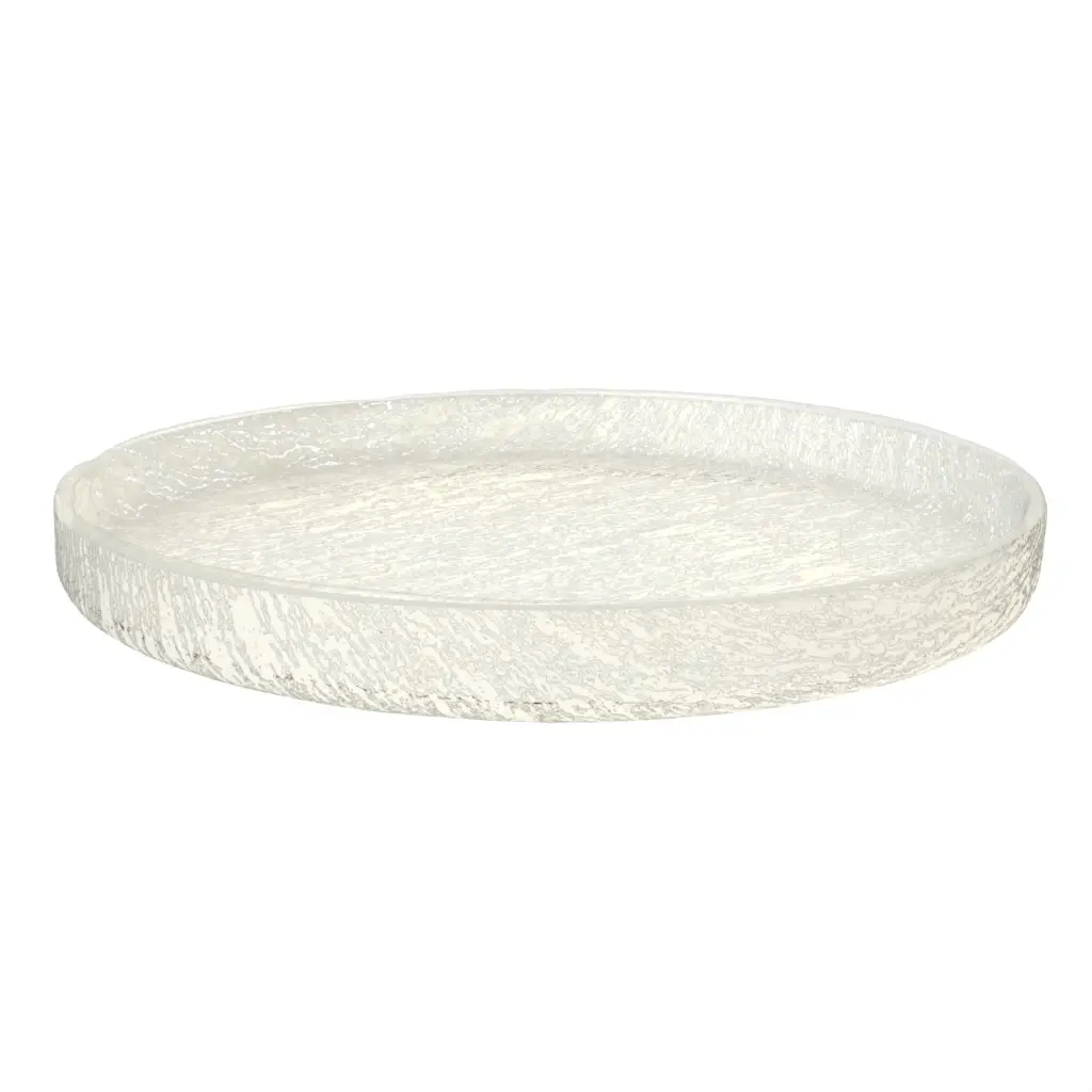 Large Serving Platter in Birch White - Buffet Serveware - 3/4 View