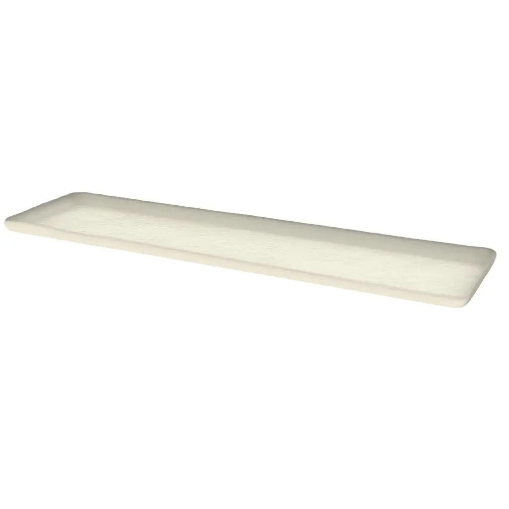 Large Serving Platter in Birch White - Buffet Serveware - 3/4 View