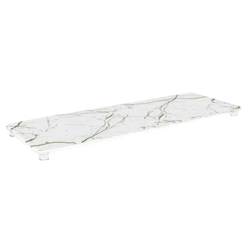 Long Serving Board in Milk White - Serving Dishes - 3/4 View