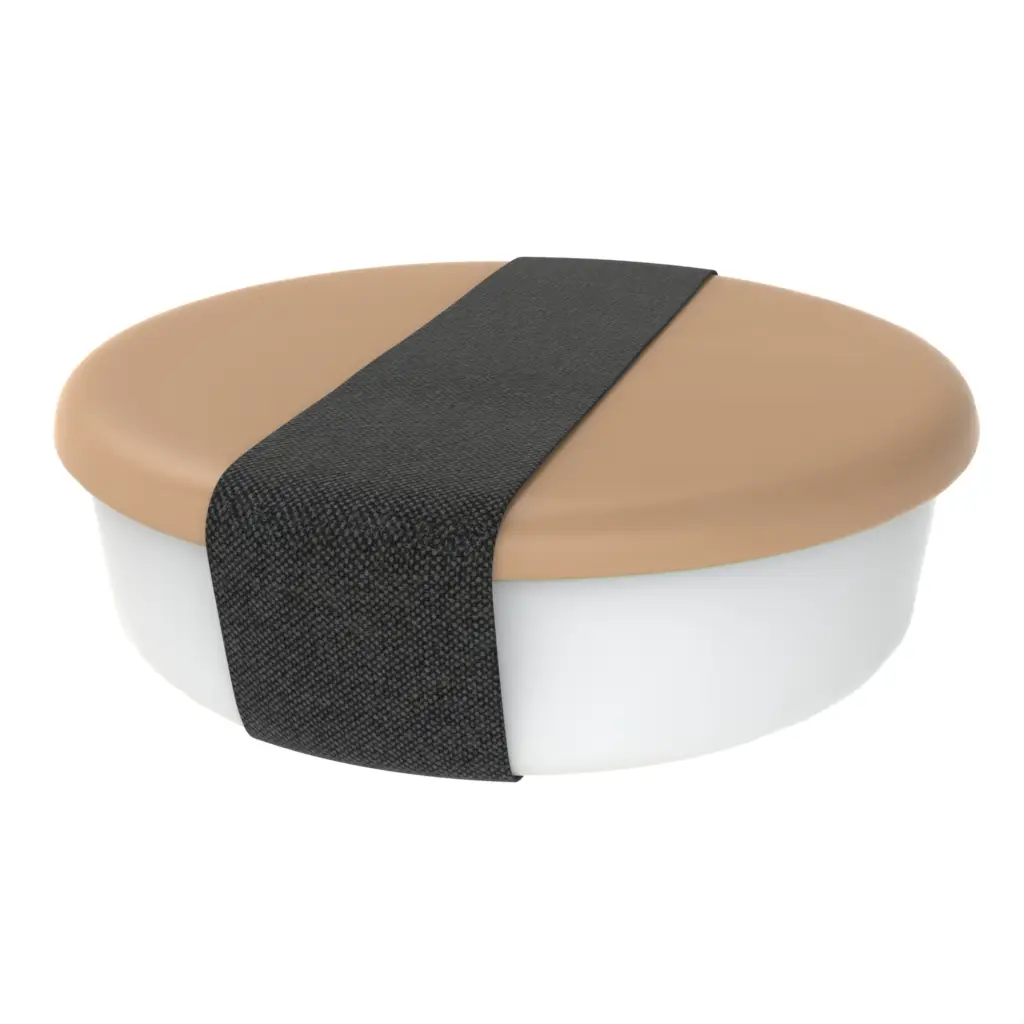 Lunch Box Design in Ginger Brown - Specialty Serveware - 3/4 View
