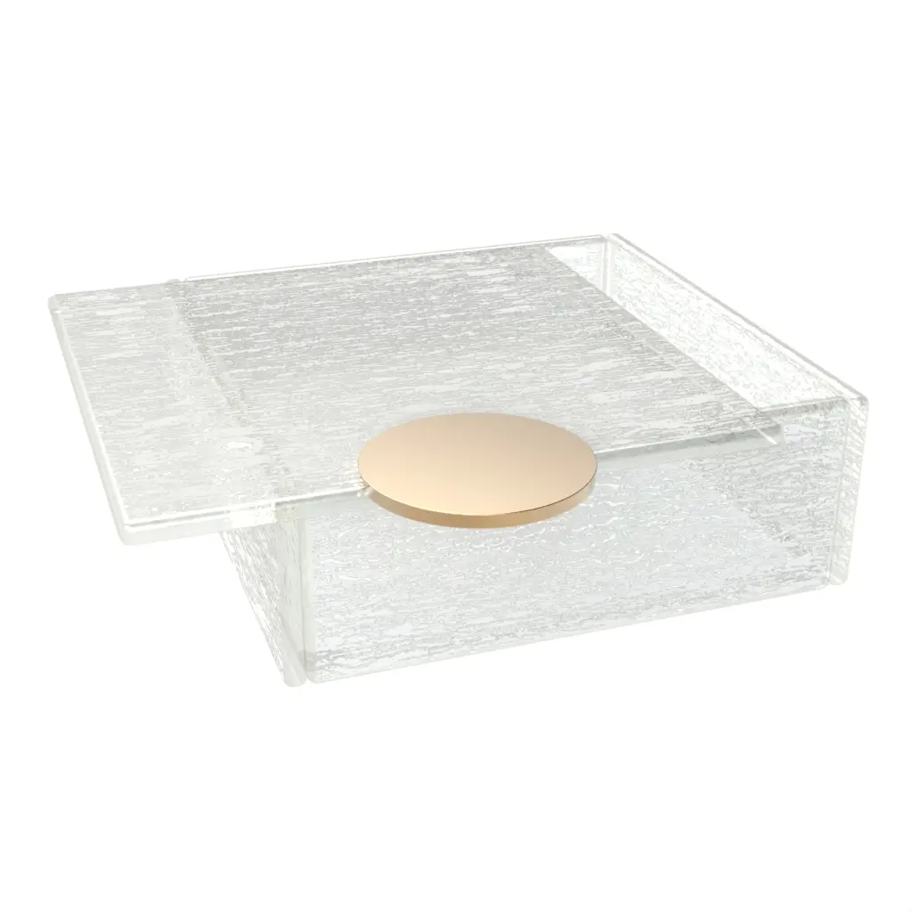 Serving Plate With Lid in Milk White - Specialty Serveware - 3/4 View