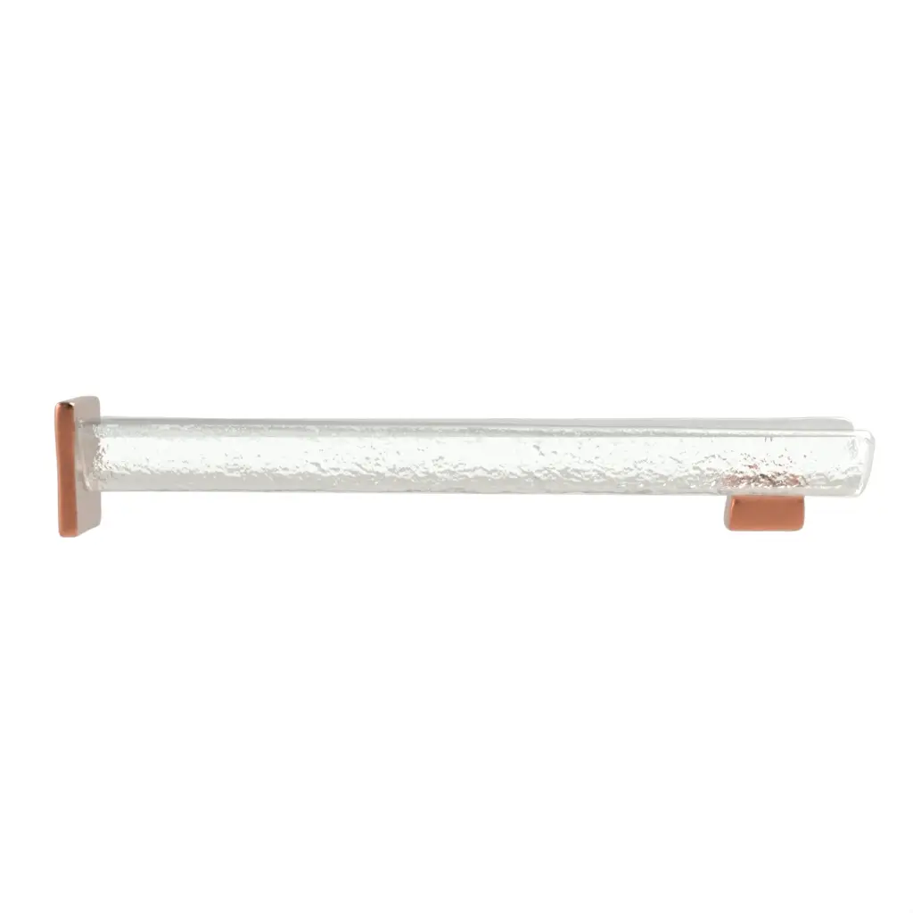 Luxury Ashtray in Glass With Texture - Bar Accessories - 3/4 View