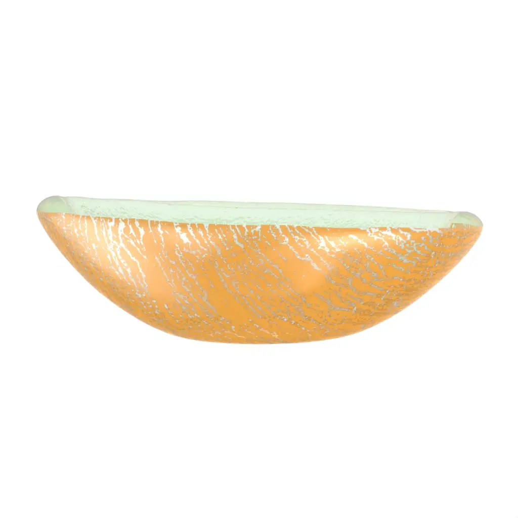 Mini Appetizer Plate in Matte Gold - Catering Serveware - 3/4 View