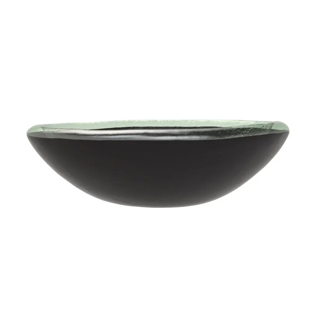 Mini Appetizer Plate in Black - Catering Serveware - 3/4 View